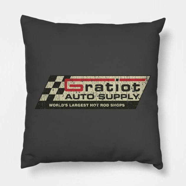 Gratiot Auto Supply 1946 Pillow by JCD666