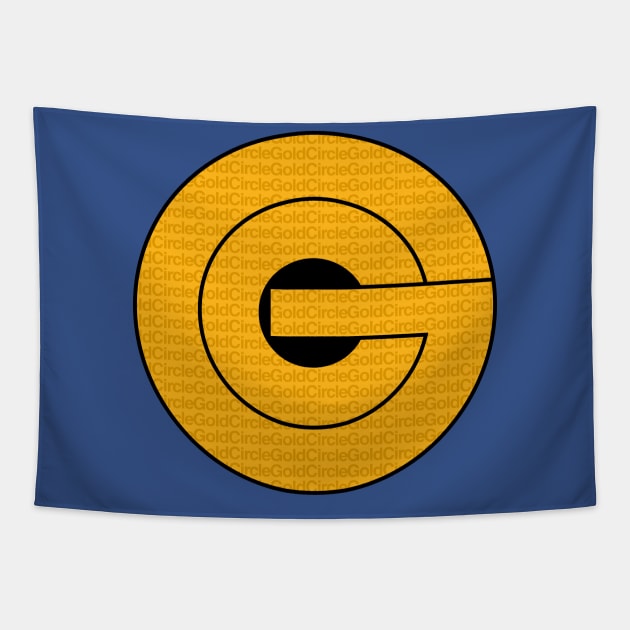 Gold Circle Department Store Tapestry by carcinojen