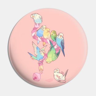 Budgie bunch cotton candy flavored Pin