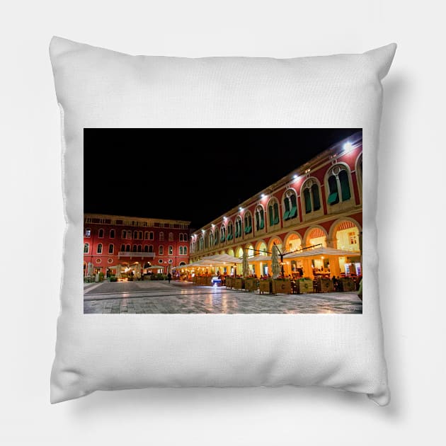 Evening in the Plaza, Split Pillow by BrianPShaw