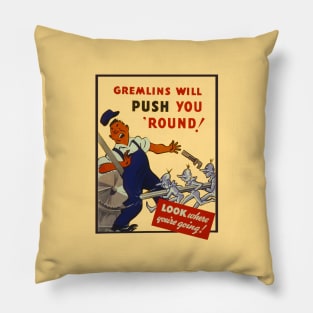 Gremlins Will Push You 'Round Pillow