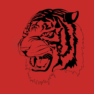 Sumatran Tiger - Black T-Shirt