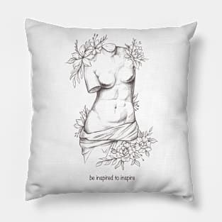 aesthetics of beauty Pillow