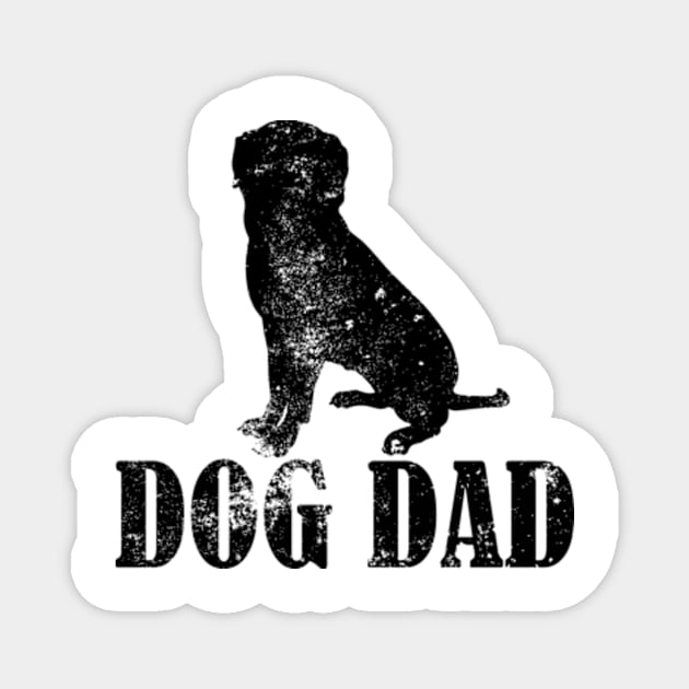 Rottweiler Dog Dad Magnet by AstridLdenOs