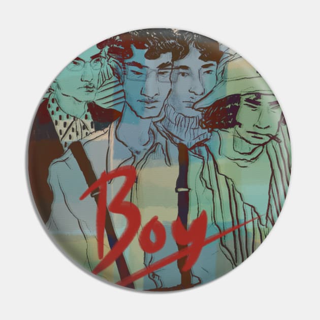 Boys Pin by danielmacleodillustration