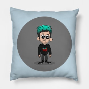 The Young Man With Green Hair Pillow