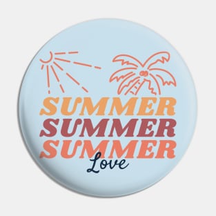 Summer Of Love Pin