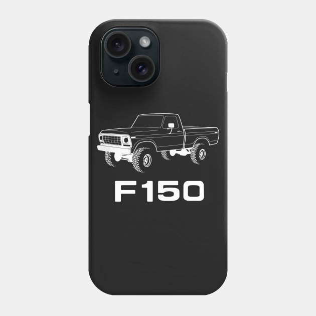 1978 F150 White Print Phone Case by The OBS Apparel