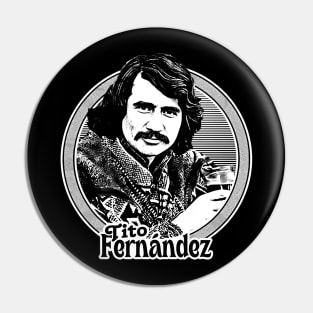 Tito Fernández / Retro Style Fan Art Pin