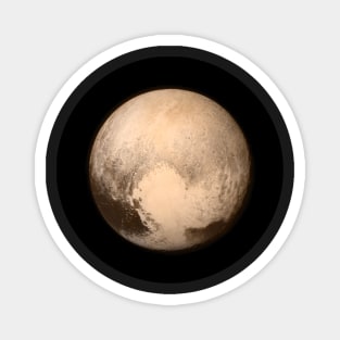IT'S REALLY PLUTO'S HEART - HIGH QUALITY IMAGE Magnet