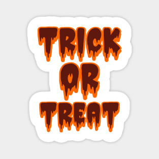 Halloween Trick Or Treat Magnet