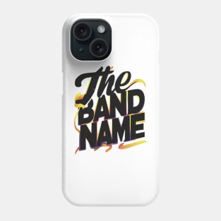 Black yellow The Band Name AJR Phone Case