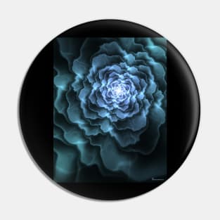 A Cold Flower for your Burning Heart Pin