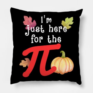 Fun Halloween Thanksgiving Pumpkin Pi Teacher Fall Leaves Pillow