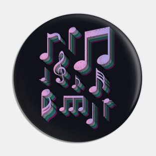 Musical Notes - Art Of Music Pin