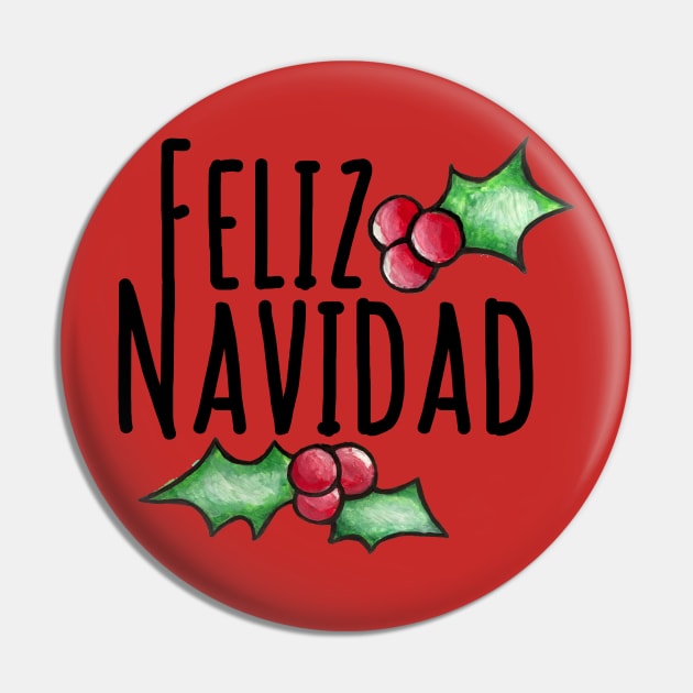 Feliz Navidad Pin by bubbsnugg