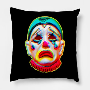 Crying Clown Mask Pillow