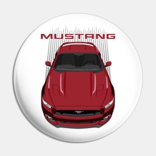 Mustang S550-GT-ruby-red Pin