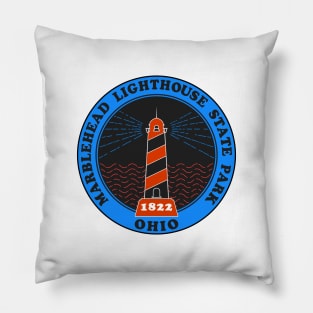 MARBLEHEAD LIGHTHOUSE STATE PARK LAKE ERIE OHIO Pillow