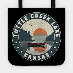 Tuttle Creek Lake Kansas Sunset Tote