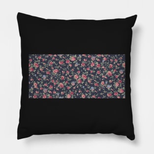 Flowers and Polka Dots Pillow