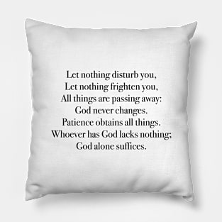 God alone suffices Pillow