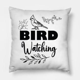 Birdwatching Art Design Pillow