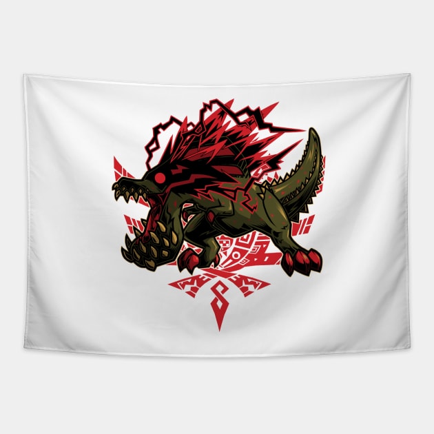 Deviljho | Monster Hunter Tapestry by YhaniDoriasArts