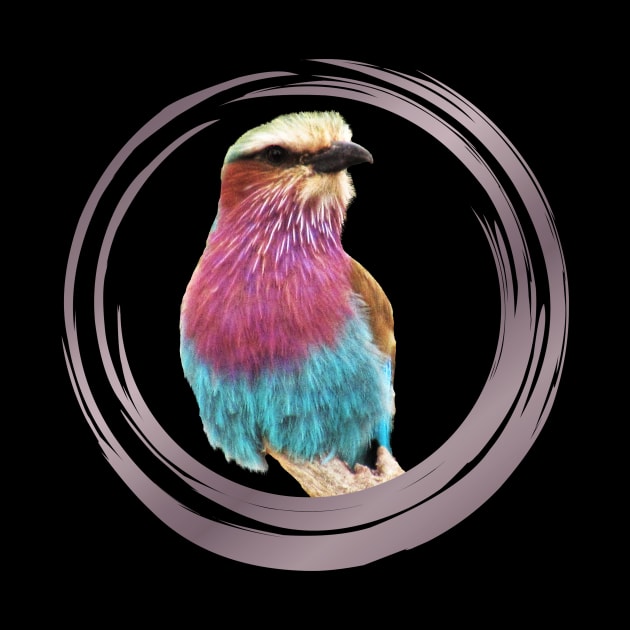 Lilac breasted Roller - Bird - Graphic - Bird in Africa by T-SHIRTS UND MEHR