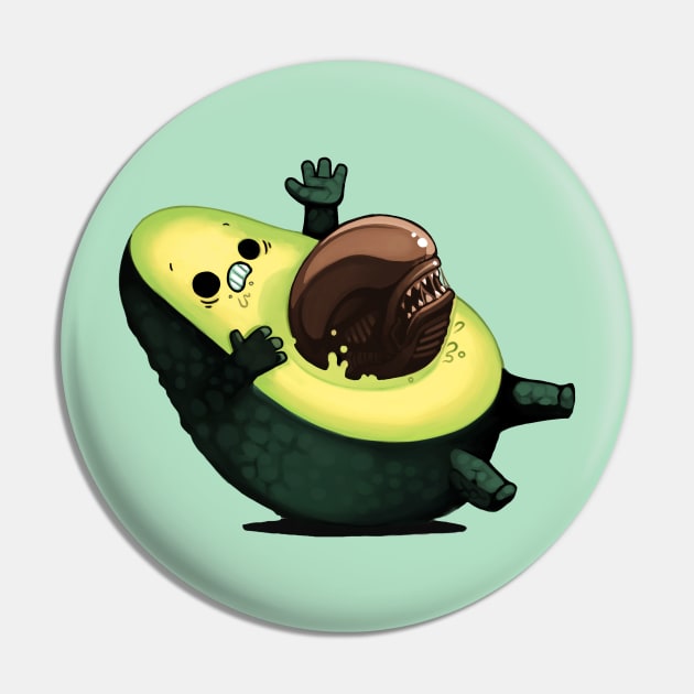 AvocAlien Pin by Naolito