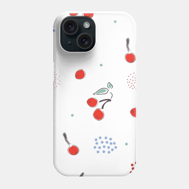 Cherries Phone Case by KristinaStellar 