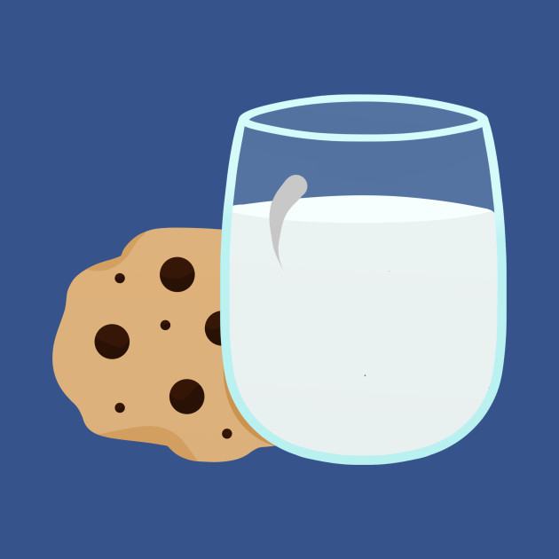 Chocolate Chip Cookie & Milk - Milk And Cookies - T-Shirt