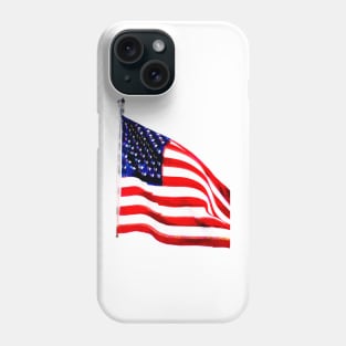 US Flag ( Slightly Glitched) Phone Case