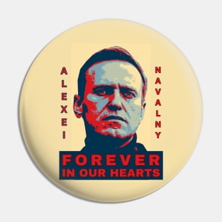 Alexei Navalny - Forever In Our Hearts Pin