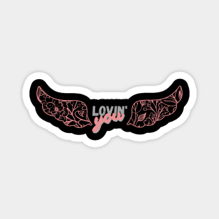 Lovin You with wings-Valentine's day Magnet