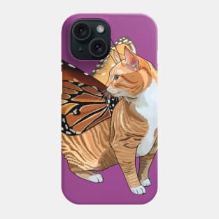 Queen Ginger Tabby Flitter Kitty Phone Case