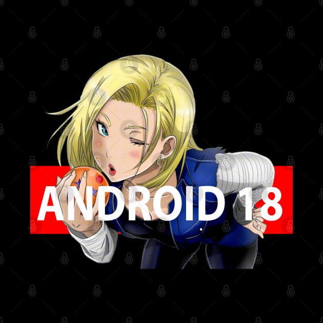 ANDROID 18 - BEST by artdrawingshop