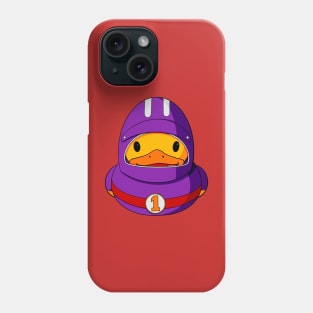 Racing Car Driver Rubber Duck Phone Case