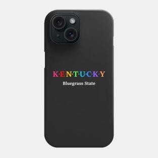 Kentucky, USA. Bluegrass State Phone Case