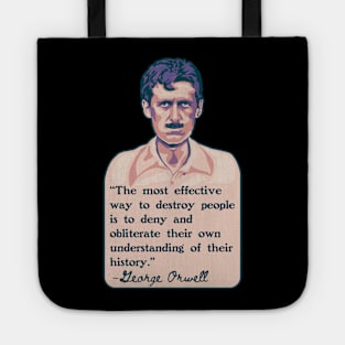 George Orwell Portrait and Quote Tote