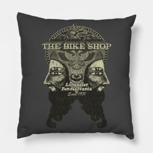 The Bike Shop Lancaster 1971 Pillow