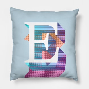 Letter E Pillow