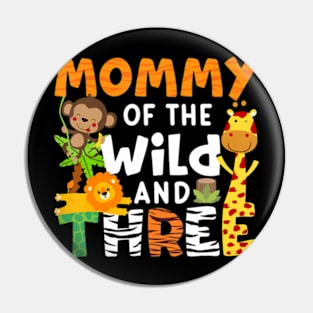 Mommy Of The Wild and Three Zoo Birthday Party Safari Theme Pin