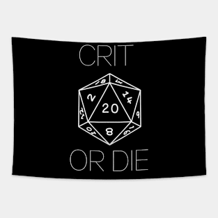 Crit or Die Tapestry