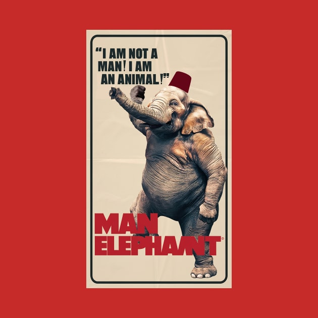 Man Elephant by Dizgraceland