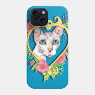 Hairless Sphinx Cat Phone Case