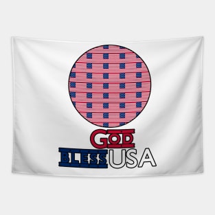 god BLESS usa Tapestry