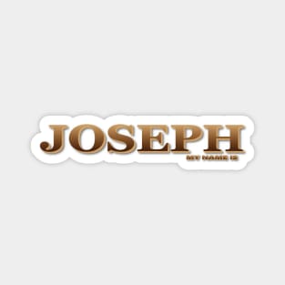 JOSEPH. MY NAME IS JOSEPH. SAMER BRASIL Magnet