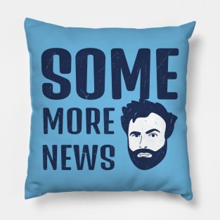 Some More News, vintage Pillow