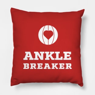 Ankle Breaker Basketball Heart Pillow